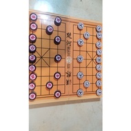 Plastic chess set with large folding table size 42*42 cm