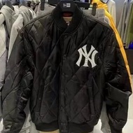 韓國預訂 3色可選 NEW ERA MLB 刺繡logo 棉質棒球外套（高CP值男裝）