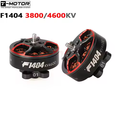 T-motor F1404 1404 3800KV 4600KV 3-4S Lipo 9.1g FPV Brushless Motor 1.5mm Shaft 2.5-4inch Cinewhoop