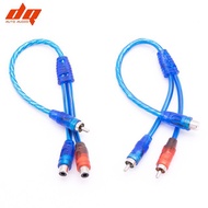 1 Pcs Rca Audio Cable Y Adapter Splitter 1 Male To 2 Female and 1 Female To 2 Ma