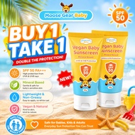 【Buy1Take1】Portable Moose Gear Mineral Sunblock 50g Family Vacation Must Have