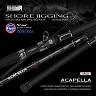 VIXW Kingdom Acapella Travel Shore Fishing Rod 2.9m H Fuji Set Spinning Rods Lure 100g Portable 5-Se