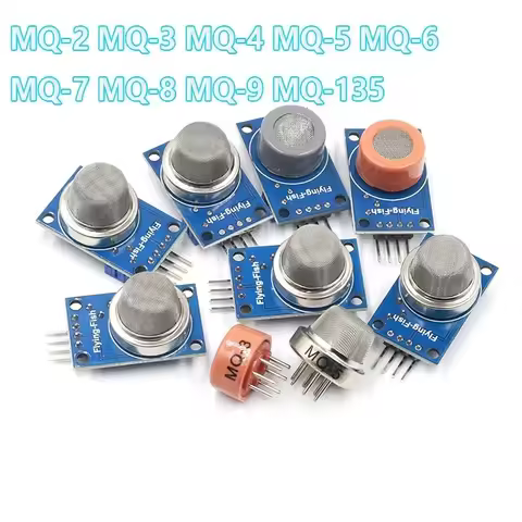 MQ-2 MQ-3 MQ-4 MQ-5 MQ-6 MQ-7 MQ-8 MQ-9 MQ-135 Detection Smoke methane liquefied Gas Sensor Module f