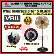 V'RIL VFAN18S.5 18" / MAHITA SF20 20" 5 metal Blade /  MAHITA FC-450 18"/ BOSSMAN 20" BCFS20 5 Blade
