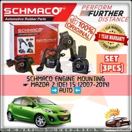 Mazda 2 DE 1.5 (2007-2014) ( AUTO ) SCHMACO ENGINE MOUNTING SET