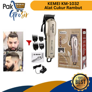 Kemei 1032 Alat Mesin Cukur Rambut Kemei KM 1032 Hair Clipper Rechargeable KM-1032 Barber Cordless Tanpa Kabel