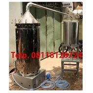 Destilasi / Penyulingan Minyak Atsiri Kap 150-200 kg