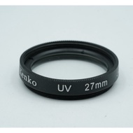 Kenko UV Lens Filter - 27mm UV Ultra Violet Optical Filter Protector 27 mm