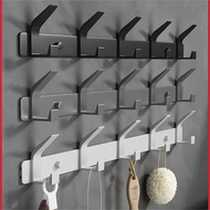 Modern Hanging Hooks For Wall Aluminium Towel Holder Bathroom Door Clothes Hanger Coat Rack Wall Mounted