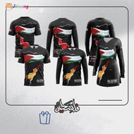 Palestine Jersey Family Baju Palestin Budak Murah Cotton Lelaki Perempuan Kanak Football Muslimah 20