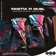 Jersey Muslimah Tshirt Muslimah Jersey OMBAK EXCLUSIVE PANITIA PI MUSL Viral Flower Baju Muslimah Co