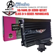 AQ-N600.1D Audio Quart CLASS-D Monoblock Mono Power Amplifier Mosfet Power Amp Car Audio Sound Syste