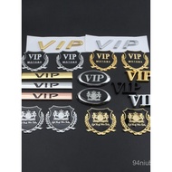 New Product New Style Unique VIP Car Logo Car VIP Word Logo Side Logo Decorative Sticker Modified Me