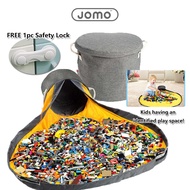 ✅SG Ready Stocks✅ JOMO Kids Toys Storage Bag Toys Organization and Play Mat Storage Bucket Bag Gift 