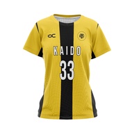 T-shirt Jersey Adult Women's Sports Football Anime Ao Ashi Full Printing Free Custom Name, No, Logo,