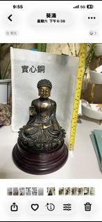 實心銅佛像擺設 蓮花座