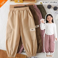 Boys' Pants Children's Cargo Long Cuffed Legs Street Style Breathable Size 80-150 Cargo Pants Kids