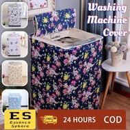 7KG-9KG Washing Machine Cover Waterproof PVC Top Loading Washing Machine Cover Zippered Roller