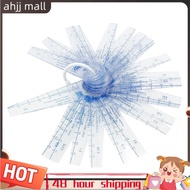 1 Pack Plastic Feeler Gauge 0.05-3mm Thickness Measuring Tools 25 in 1 Feeler Gauge for Measuring Ga