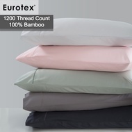 Eurotex Lifestyle, 1200 Thread Count, 100%  Bamboo Pillow Case / Bolster Case, Santharia