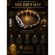 9-EYE MIX DZI AMBER BRACELET