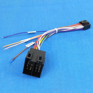16Pin ISO Car Radio Wire Cable Wiring Harness Stereo Adapter Male Plug for Female Connector for Sony