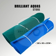 Aquarium Filter Sponge Mat Green/ Blue For Fish Tank, Aquarium 180CM x 90CM x 2CM