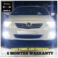 Toyota Altis E140 / E150 - HB4 HB3 H11 6500k White LED Headlight / Fog Light Bulb