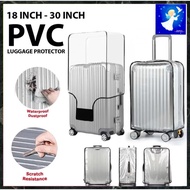 Waterproof Transparent PVC Luggage Cover Protector (18"-30" Inch) Sarung Beg Cover Luggage Protector