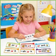 Word Family Book 40 Pieces English Vocabulary Book Sight Words Flash Cards Kindergarten for Kids Age