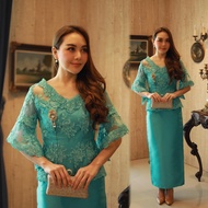 GBK ชุดออกงาน เสื้อลูกไม้ ชุดงานแต่ง งานบวช มี4สี รหัส C1003