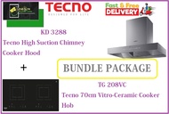 TECNO HOOD AND HOB BUNDLE PACKAGE FOR ( KD 3288 &amp; TG 208VC ) / FREE EXPRESS DELIVERY
