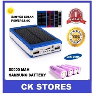 (Free Bag) Sanyos Solar Panel 50000mah PowerBank Samsung Battery Power Bank WARRANTY 1 YEAR