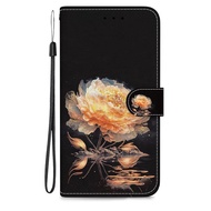 Flower A31 A51 Leather Case Wallet Flip Cover For Samsung Galaxy A51 A21S A11 A31 A41 A71 M31 M21 M30s M51 Pattern Magnet Cases