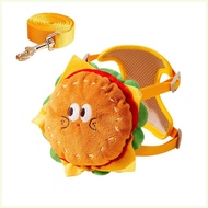 Dog Harness with Pockets Adjustable Cat Chest Strap Adjustable Dog Chest Harness for Safety Travel C