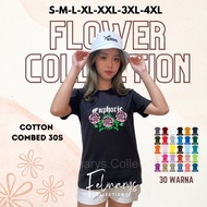 (FC) EUPHORIC FLOWER T-SHIRT COTTON COMBED 30S