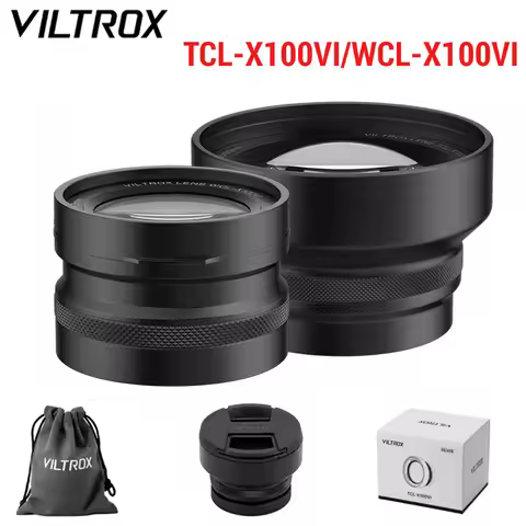 Viltrox TCL-X100VI WCL-X100VI 50mm Equivalent Telephoto Conversion Lens for FUJIFILM X100 Series Cam