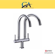 Eurano Pachino Series Double Pillar Sink Tap