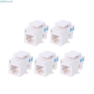 redsunaa 5pcs Rj11 Cat3 Socket Connector Telephone Module 4-wire Cable Adapter Telecom Voice Keyston