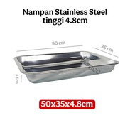 A1 Large Tray 50x35x4.8cm Food Container Tray / Baking Food Tray