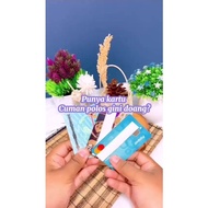 ATM SIM KTP Card Plastic Anti-Scratch Card Protective Cover Plastic ATM Credit Card DE001