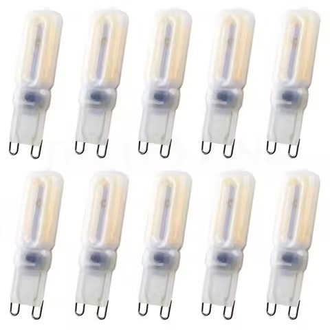 10PCS Mini G9 LED 220V Corm Bulb 5W 7W 9W SMD2835 G9 LED Light Bulb Lamp Warm/ Cold White Spotlight 