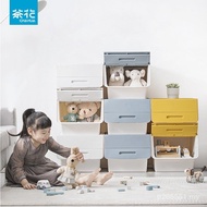 Oblique Flip Storage Box Toy Camellia Storage Box Large Capacity 34L Box 2885 Free Shipping 3 Pack S