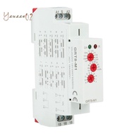 Delay Time Relay Multifunctional Timer AC DC Contactor Relay Relay DIN Rail Mount  12V-240V Relay GR