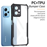 Redmi note 11 pro 5g REDMI note 11s note 12 pro 5g Shockproof Clear Case Transparent Casing
