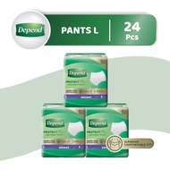 [Bundle of 3] DEPEND Adult Care / Adult Diapers (Diaper Tape/Diaper Pants) | (M-L Size x 8/9/10/12 pcs )