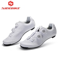 sidebike cycling shoes ultralight hardness carbon fiber shoes road bike men professional self-locking cleat sneakers