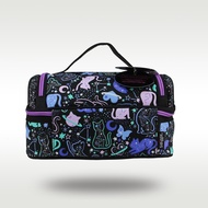 Australia smiggle original children's lunch bag girl handbag black purple star cat lunch box fruit insulation 9 inches