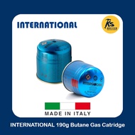 INTERNATIONAL 190 GRM Butane Burner Gas Refill / Butane Camping Gas Cartridge