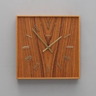 KAYU Teak Wood wall clock/ wall clock/ Unique wall clock/ Roman wall clock